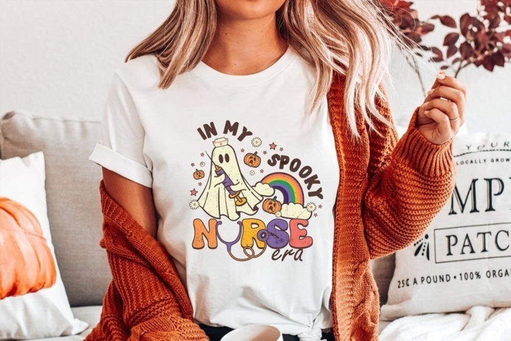 In My Spooky Nurse Era Shirt Cute Halloween Nurse Crew